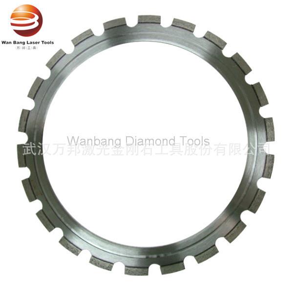 400mm金刚石环锯片 16寸双槽Weka环锯机专用 钢筋混凝土切割工具
