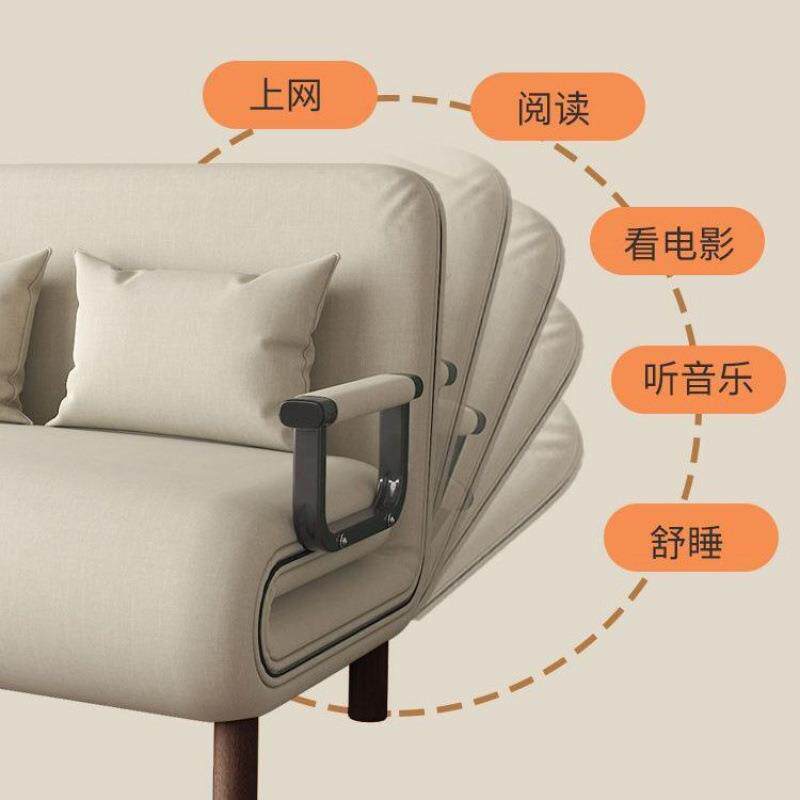 折两用沙发床叠多功小MGH户型单人能简易双房人布艺客厅书办公室