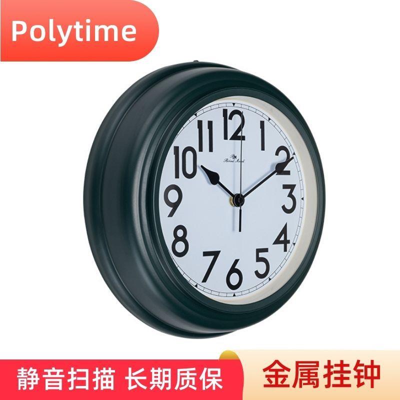 新品北欧挂钟静音客厅墙钟创意时钟家用挂表简约现代美式田园钟表