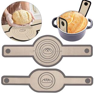 Pad Kneading Bread Silicone Mat Platinum Baking 2Pcs