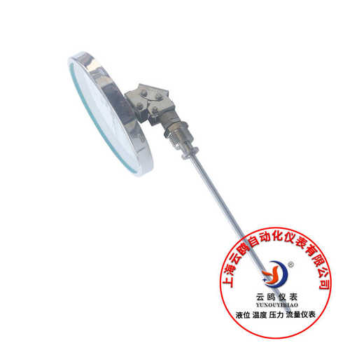 抽管道锅炉芯wss安装581f温度计式底座带-保护双金属套管万向锥形