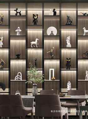 新房客厅软装电视柜酒柜装饰品高级感摆件现代轻奢高档高端艺术品