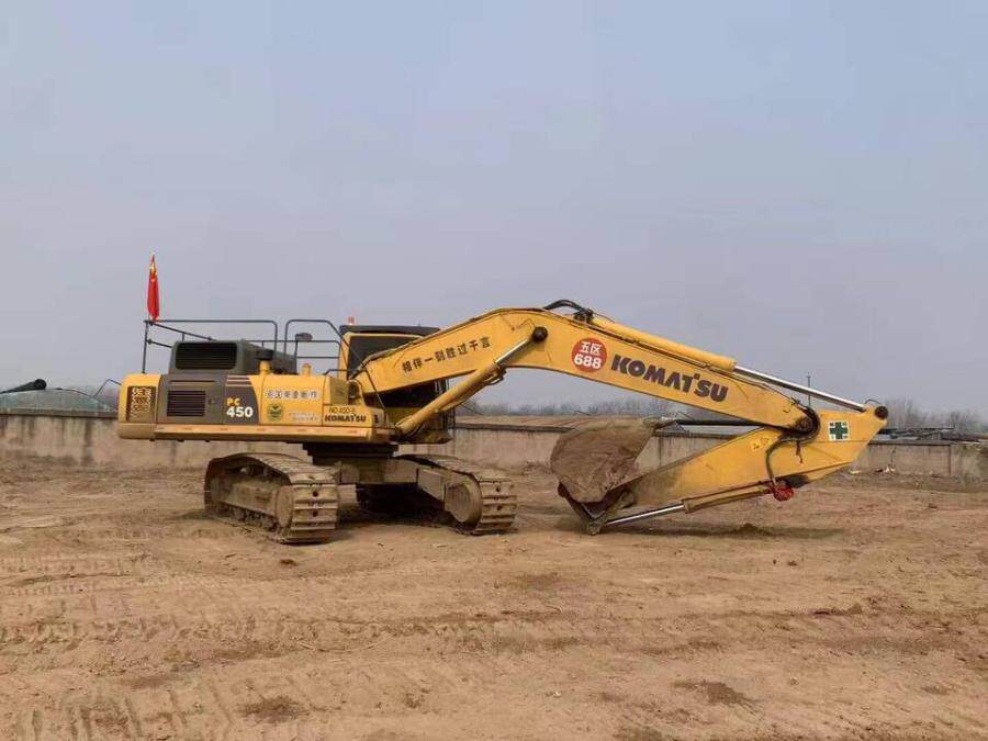 4月8日北京资产处置小松450挖掘机网络拍卖公告