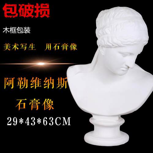 勃兰特阿勒维纳斯石膏头像石膏像全身石膏像维纳斯头像维纳斯雕塑