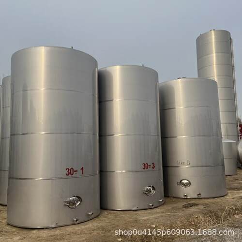 304不锈钢储存罐卧式封头储存罐30立方立式储酒罐液体储罐食品级