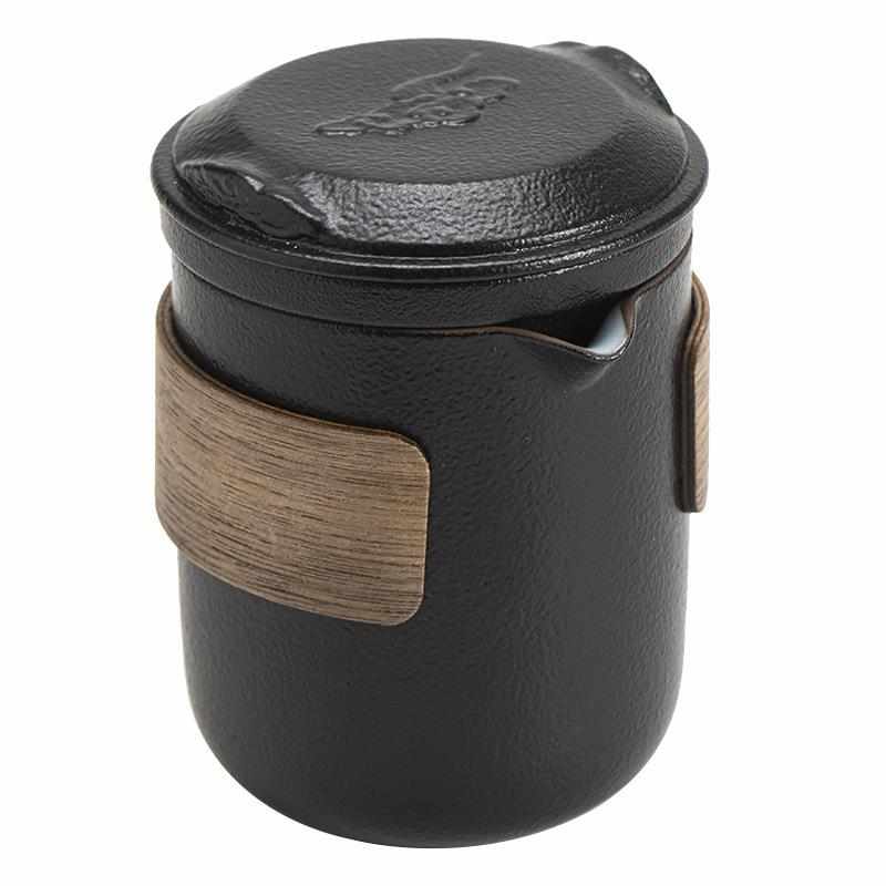 青石釉旅行茶具小套装便携收纳随行户外泡茶壶旅行茶杯商务伴手礼