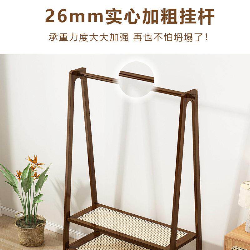 简易YMJ-12帽架木床头衣架置物架多功能挂衣架挂收纳神器小型衣衣