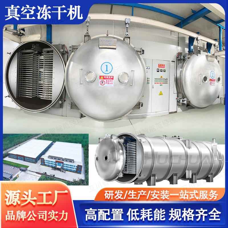 果蔬脆真空冻干机大型低温冻干蓝莓榴莲草莓苹果片真空冷冻干燥机