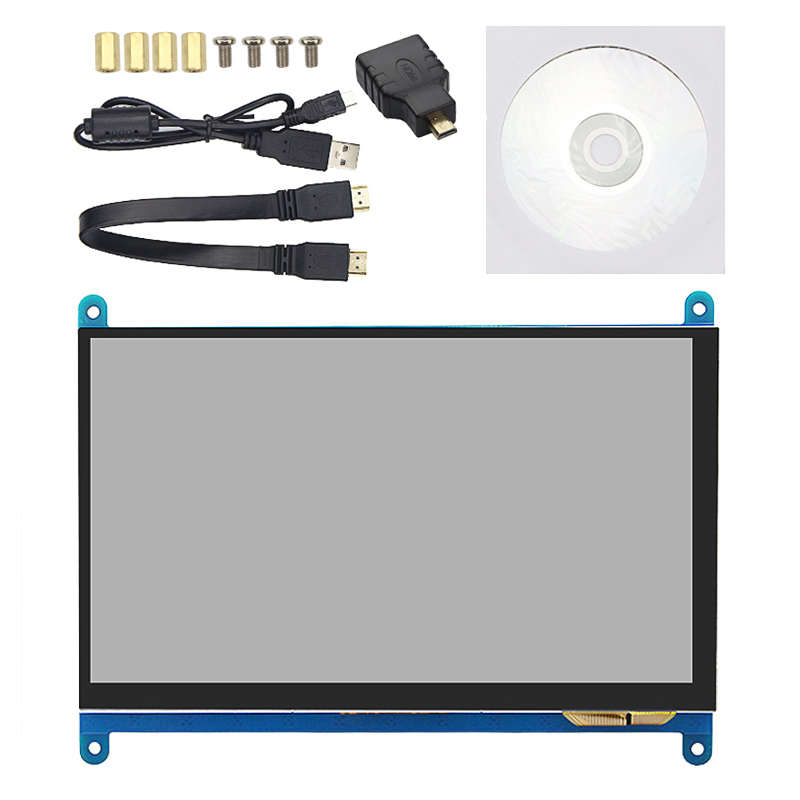 1024x600电容寸5b分辨orange 派  7hdmi显示器香橙pi5plus触摸屏