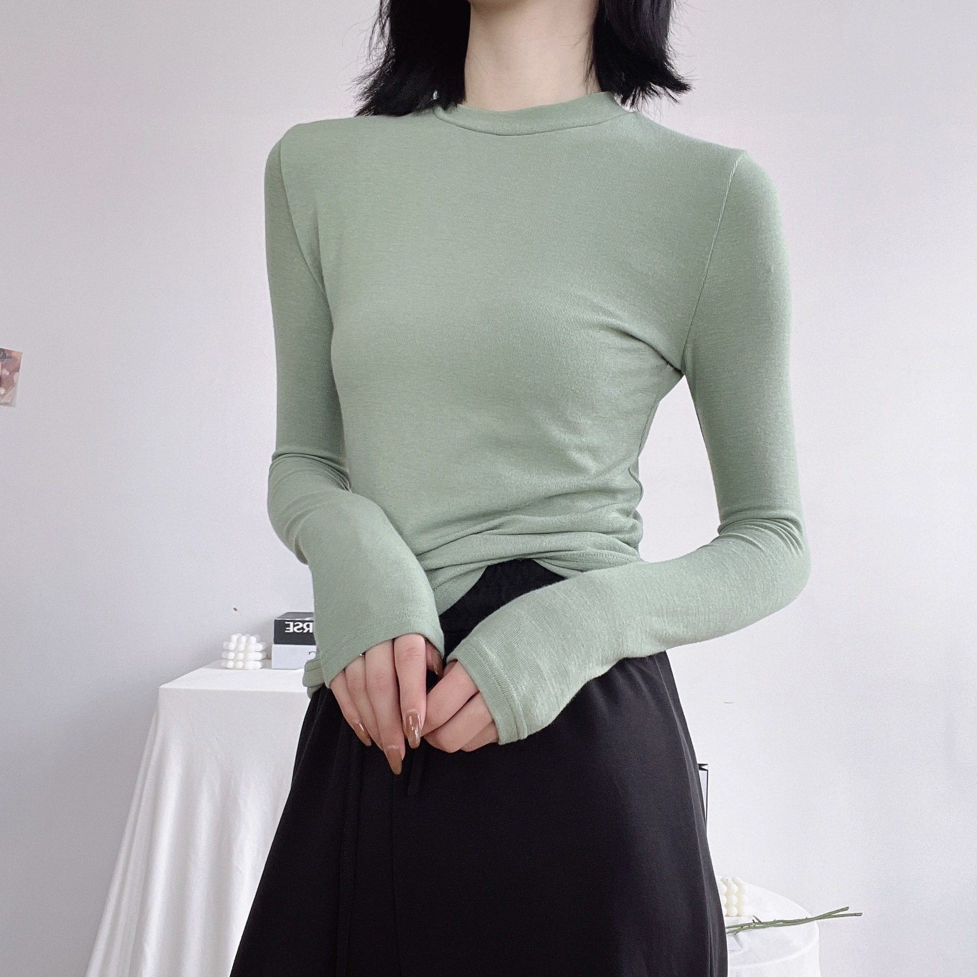 秋冬教师舞衣新款练功服女螺纹棉半高领打底衫艺校学生基训服装,运动/瑜伽/健身/球迷用品,现代舞服装,淘宝优惠券,粉丝福利购,淘宝优惠卷