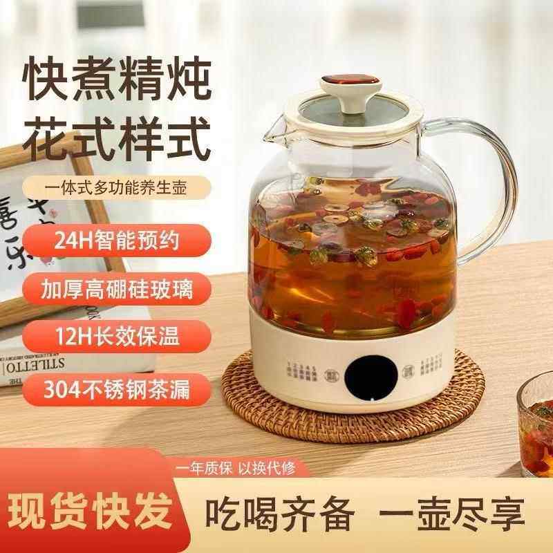 德国进口多功能养生壶家用办公室小型煮茶器炖煮一体烧水壶花茶器