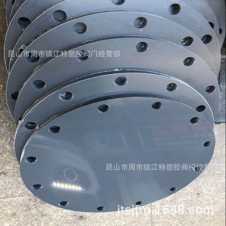 UPVC盲法兰PVC盲板 塑料法兰堵 PVC塑料盲板 DN250 250MM 10寸