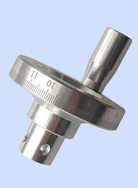 SL63-10旋转手轮手轮手柄带摇把铝合金带刻度X20