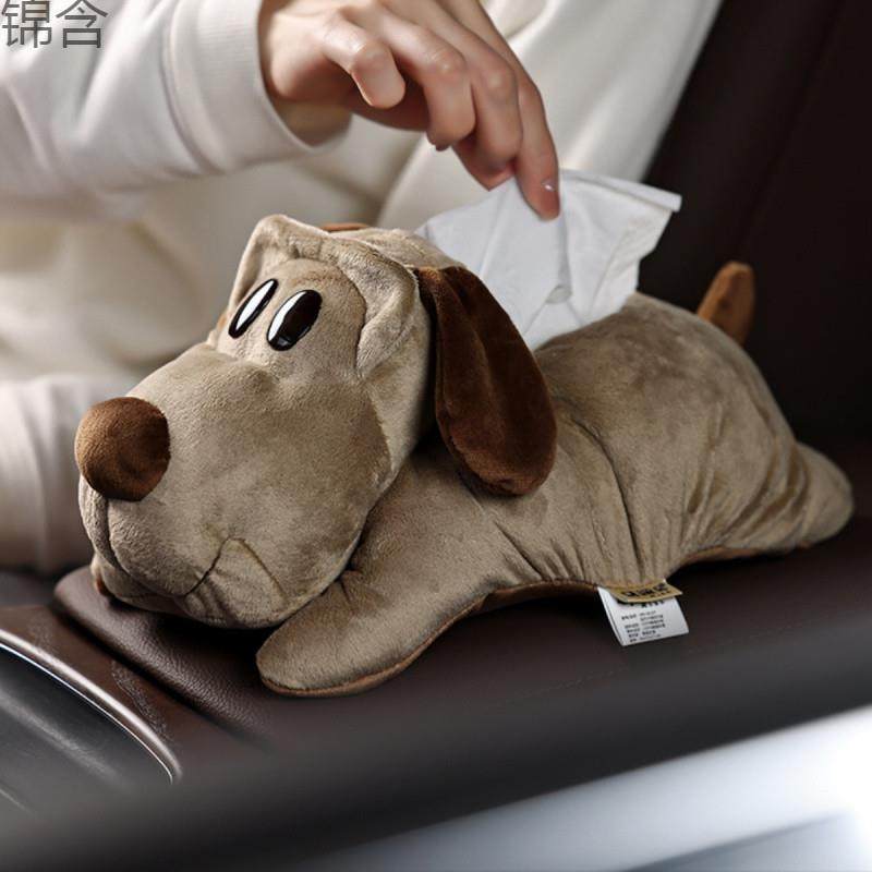 wC0卡通车载纸巾盒女汽车抽纸盒车内扶手箱纸盒套车上内饰用品大