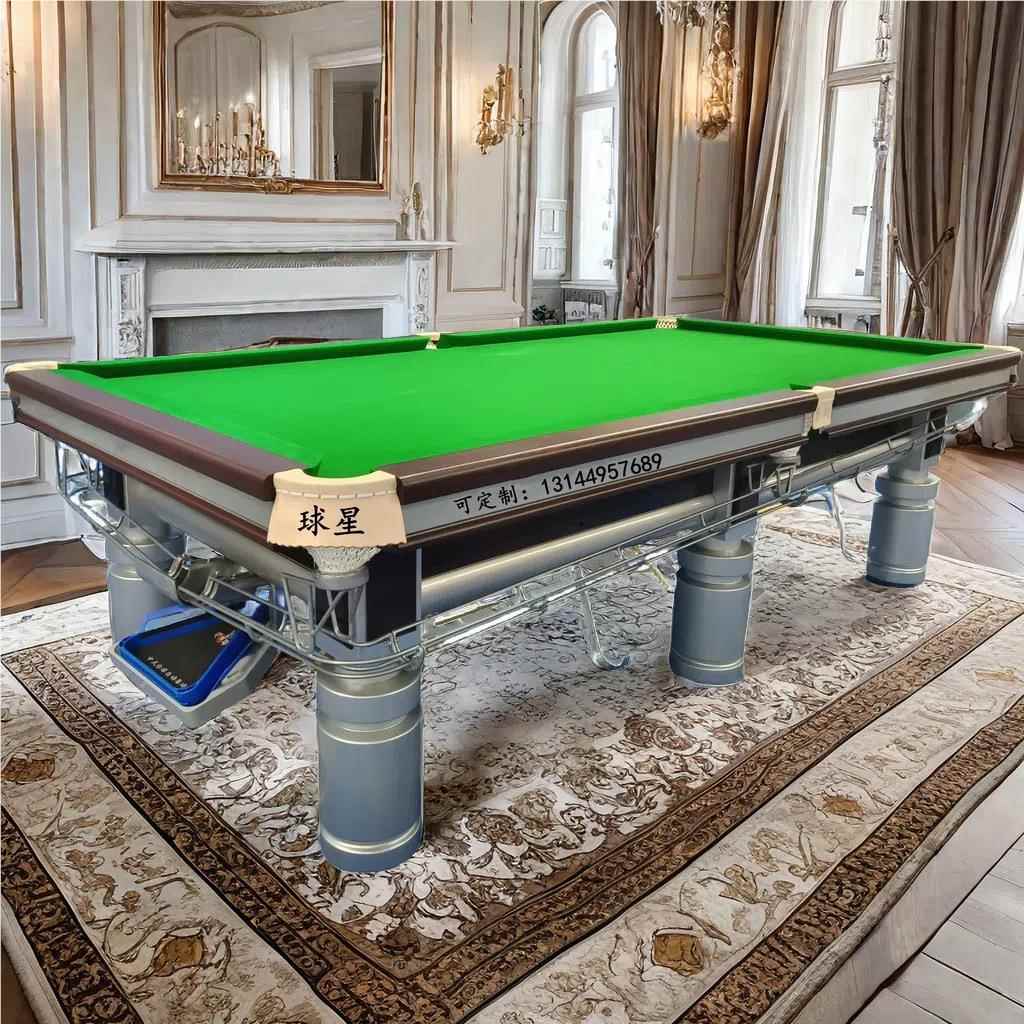 英斯诺克山璧英式斯诺克台大Q9-A广州球星台球桌标准型铜梁俱乐足