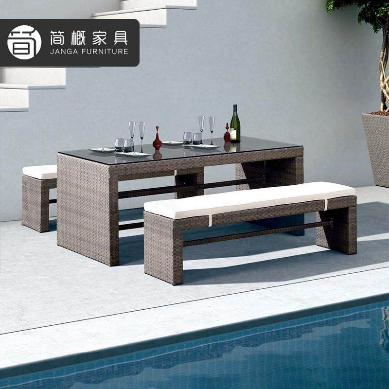 休户外藤桌椅别编墅花园庭院卡座沙发酒店度假闲民宿外吧摆9-27（,住宅家具,桌椅套件,淘宝优惠券,粉丝福利购,淘宝优惠卷