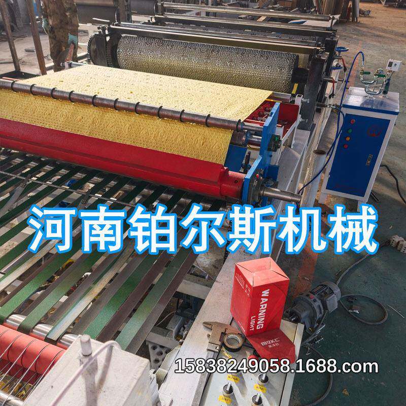 农村创业全自动黄纸印刷压痕平板烧纸印刷压花机双层卷纸压痕机器
