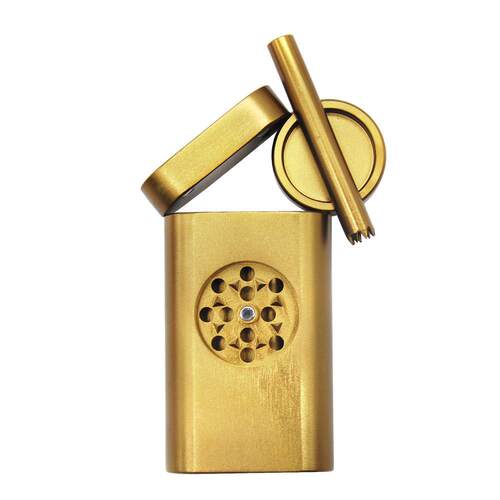 跨境爆款 铝合金材质研磨器 套装储存器 可做logo herb grinder