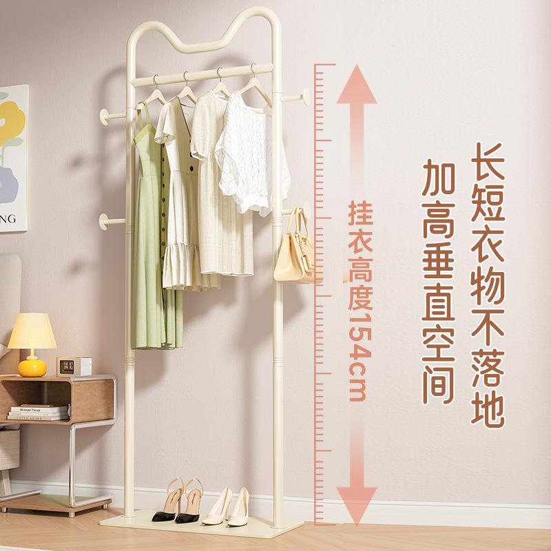 衣帽架落地卧室IPM可篮移动脏衣挂立式衣服子简架约家用客厅挂包