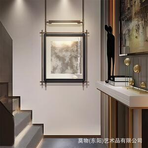 莫物工艺装饰画来图装置画立体实物画高端大型酒店工程单商业场景