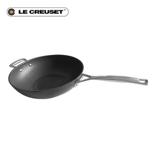 正品 CRESET平底浅煎盘U沾锅房家用不燃气通用法厨国进 百年酷彩LE