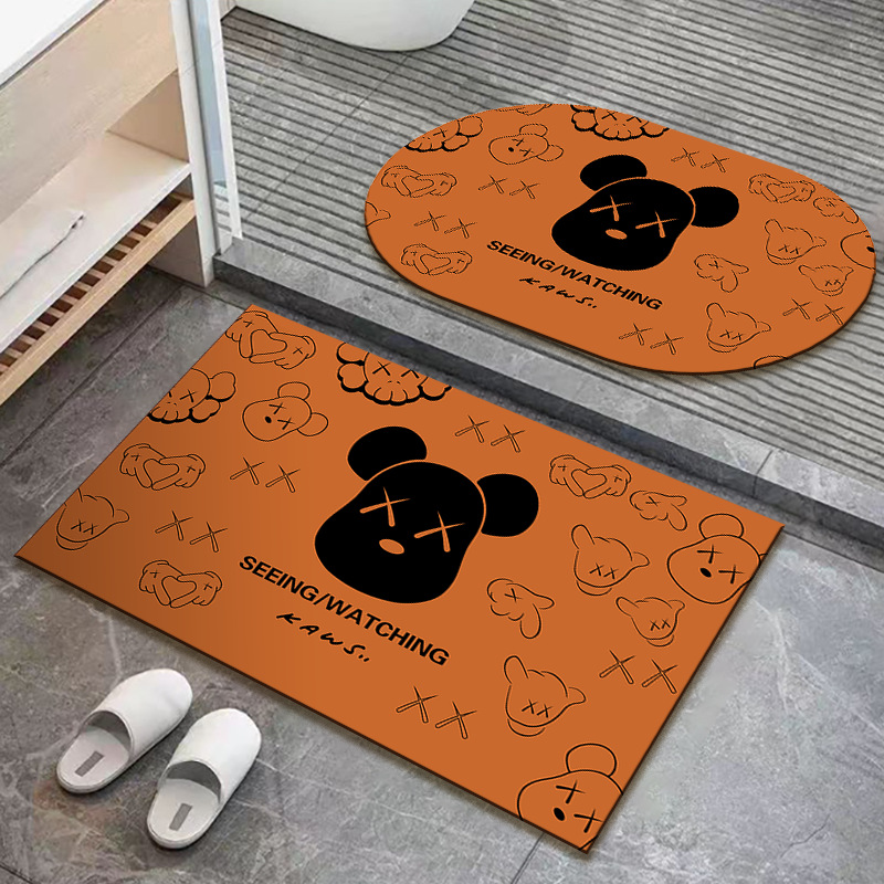 防滑垫卫生间硅藻泥地家用脚垫