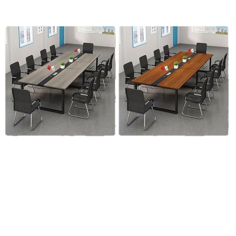 L8T会议桌长桌办公桌椅组合简约现代会议室套装大型小型开会长条图片