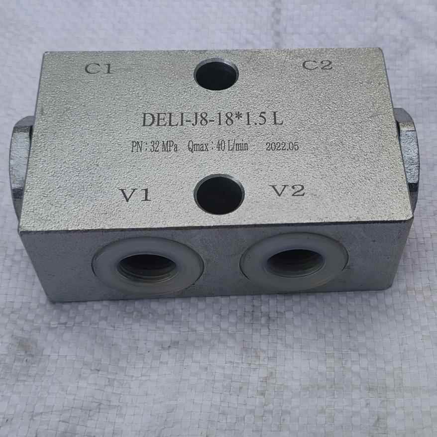 钻机挖机吊车叉车农用车油缸安全阀保压锁双向液压锁SO/ H8L/J8