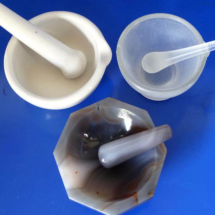 供应一级品高纯度抗腐蚀性强玛瑙研钵规格齐全品质保证