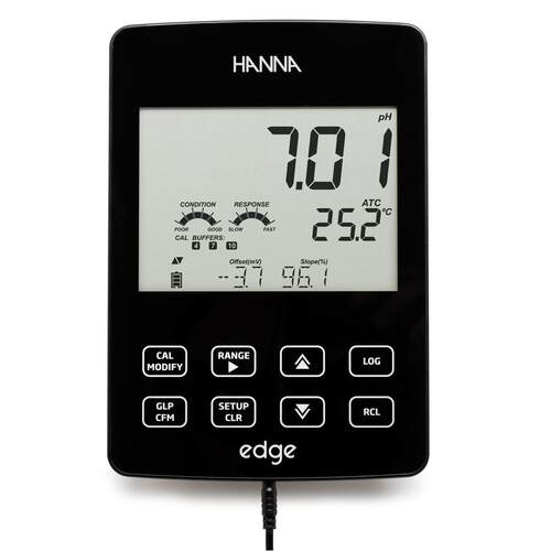HANNA HI2020 大屏幕平板微电脑pH & pH-mV测定仪