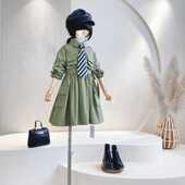 儿童模道具展半小孩服装 店橱窗模特 店示架金603银头特男女童身装