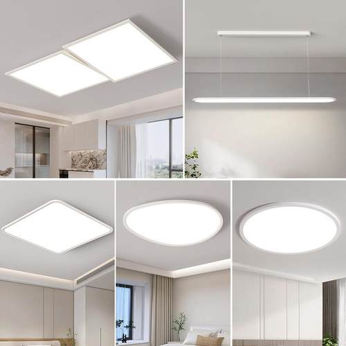 led魔方全光谱艺术吸顶灯具长方形客厅大灯现代简约大气新款套餐