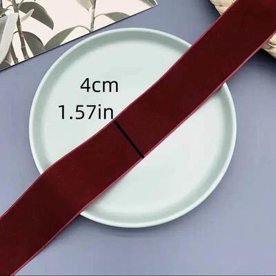 Velvet ribbon, 2 yards *1.57 inches, gift flower packaging b