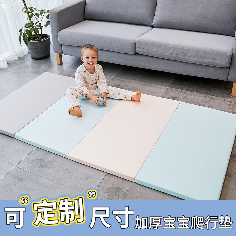 xpe爬行垫加厚无味4cm家用婴儿客厅垫子地垫儿童宝宝爬爬垫可折叠
