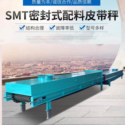 厂家供货密封式变频调速皮带定量给料机变频调速密封配料皮带秤