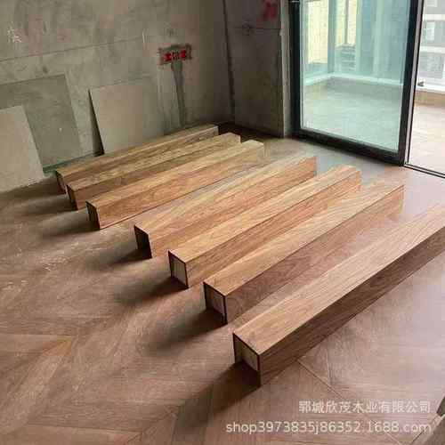 榆中假梁吊顶装饰木条式实木装木饰UHK空心老木梁民宿餐厅木方装