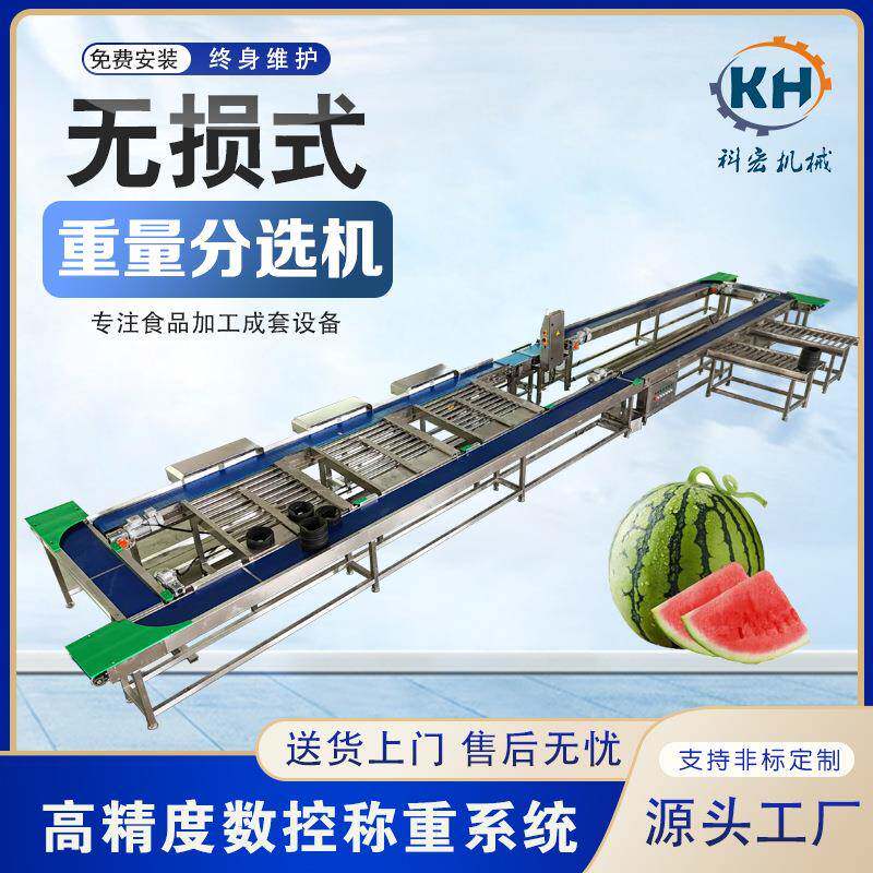 机械无损式重量分选机柚子菠萝西瓜重量分选青芒智能分拣