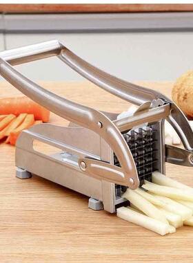 土豆切条器家用不锈钢手压式机黄瓜薯条切条机 French Fry Cutter
