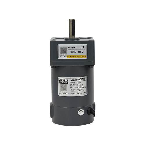 台邦电机GDM06SC直流减速电机20W 25W 30W 40W直流调速马达12-24v