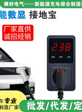 接地宝五菱mini ev马卡龙专用免地线充电插座转换器新能源电动车