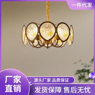 宋式美学复古客厅餐厅吊灯中古风感设计师款主灯新中式吊灯