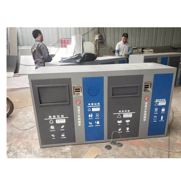 分类垃圾亭 广告垃圾箱厂家 仿古广告垃圾箱