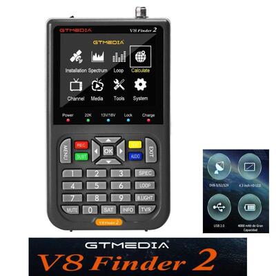 GTMedia V8 Finder2 DVB-S2X Satellite Meter Pro HD高清寻星仪
