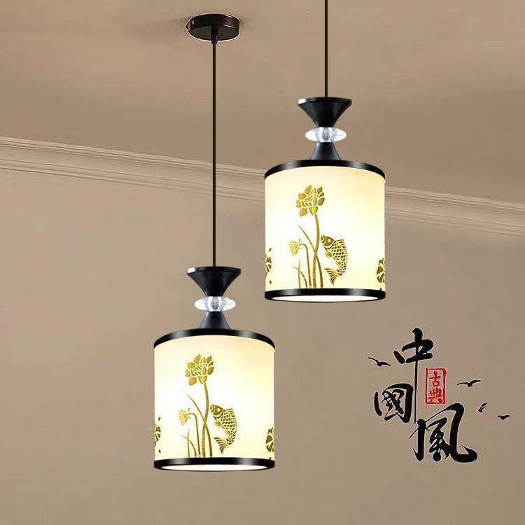 中古风餐厅吊灯厨房卧室客厅走廊过道简约中国风吸顶灯具饭厅灯饰