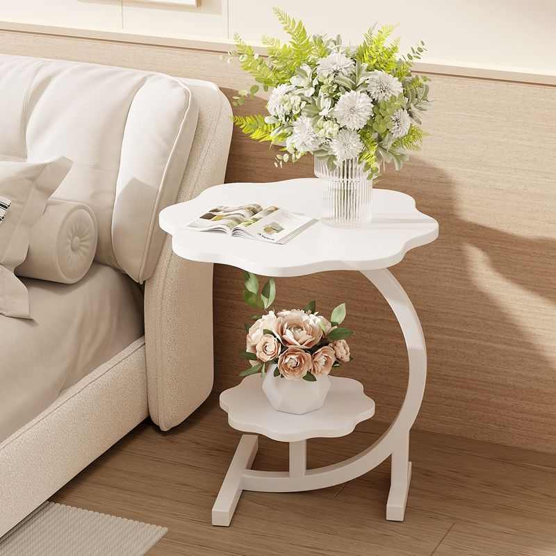 阳台花架子室内家用客厅落地式铁艺多层置物架花盆托架茶几小桌子