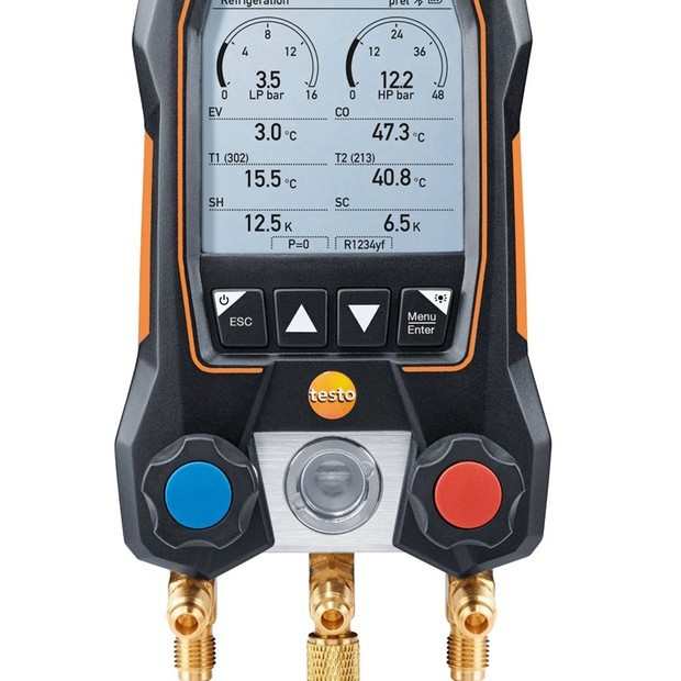 testo550S/549/552i 加氟表空调冷媒加液表雪种表汽车数字加氟表