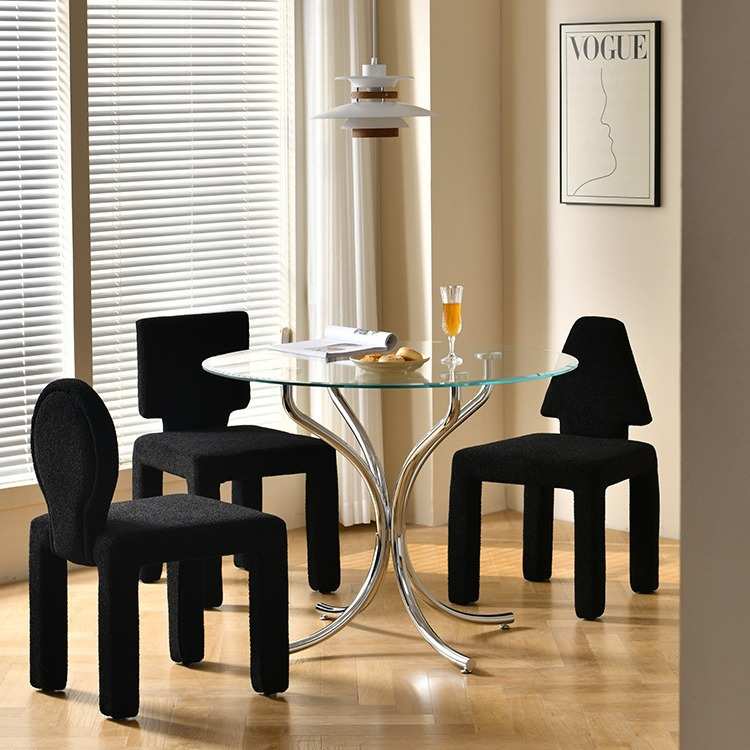 北欧现代简约单人椅子设计师小户型餐厅网红餐椅家用沙发椅化妆椅