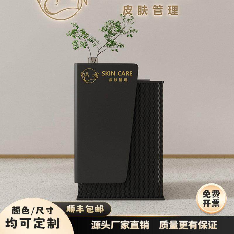 收银柜台店铺小型网红吧台前台接待台轻奢高级感吧台桌商用迎宾台