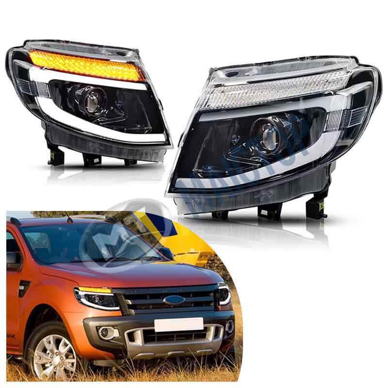 适用福特FORD2012-2015年RANGER T6改装大灯 LED款大灯总成