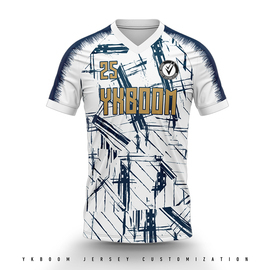 创意图案定制足球运动服套装自定义速干比赛服团订免费设计印号